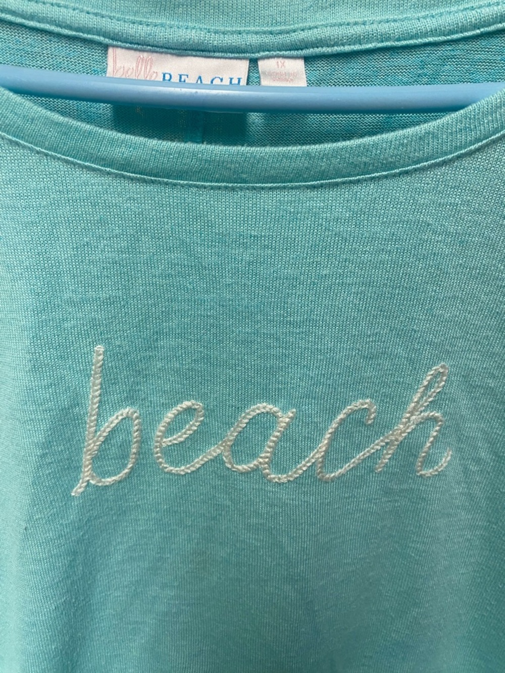 Belle Beach by Kim Gravel  1X Long Sleeve Top - Picture 3 of 4